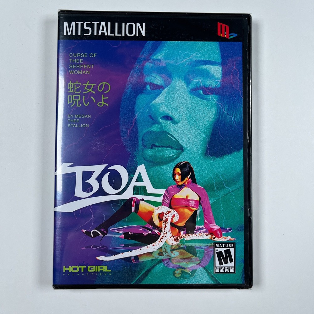 Megan Thee Stallion CD Single Amethyst Edition New PS2 Style Case